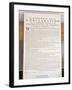 Copy of the Declaration of Independence in Free Quarker Meeting House-Richard Cummins-Framed Photographic Print