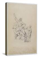 Copy of the Laocoon, for Rees's Cyclopedia, 1815 (Graphite on Laid Paper)-William Blake-Stretched Canvas