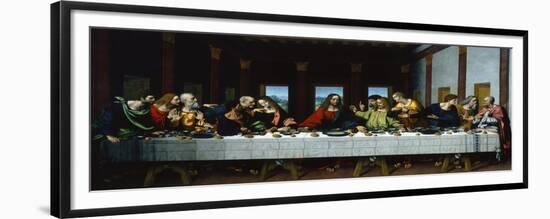 Copy of the Last Supper by Leonardo, 16th Century-null-Framed Giclee Print