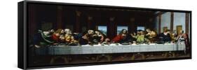 Copy of the Last Supper by Leonardo, 16th Century-null-Framed Stretched Canvas