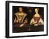 Copy of the Original Double Portrait of Marie De Guise (1515-60) and King James V (1512-42)…-null-Framed Giclee Print