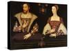 Copy of the Original Double Portrait of Marie De Guise (1515-60) and King James V (1512-42)…-null-Stretched Canvas