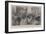 Copying The Last Supper, by Leonardo Da Vinci, in the Old Monastery at Milan-null-Framed Giclee Print