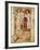 Copyist Presents His Book to St. Michael, from Recognitiones by Saint Clement-null-Framed Giclee Print