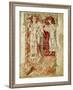 Copyist Presents His Book to St. Michael, from Recognitiones by Saint Clement-null-Framed Giclee Print