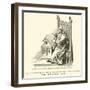 Copyist Writing Upon a Sheet of Vellum-null-Framed Giclee Print