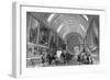 Copyists in the Louvre-T Allom-Framed Art Print