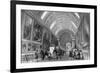 Copyists in the Louvre-T Allom-Framed Premium Giclee Print