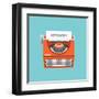 Copywriting Flat Illustration Concept-bloomua-Framed Art Print