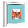 Copywriting Flat Illustration Concept-bloomua-Framed Art Print