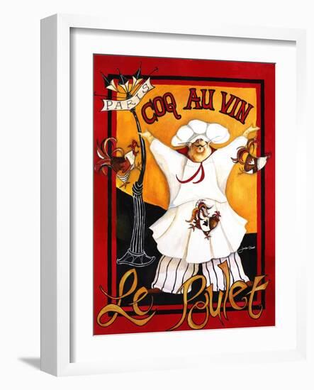 Coq Au Vin-Jennifer Garant-Framed Giclee Print