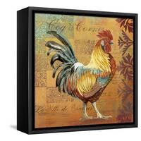 Coq Motifs I-null-Framed Stretched Canvas