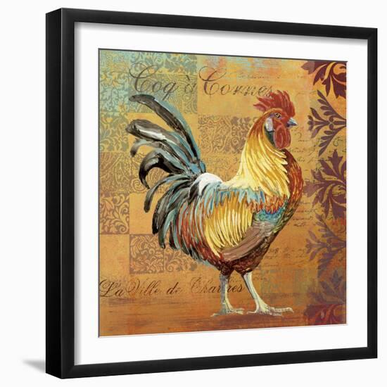 Coq Motifs I-null-Framed Giclee Print