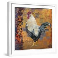 Coq Motifs III-null-Framed Giclee Print