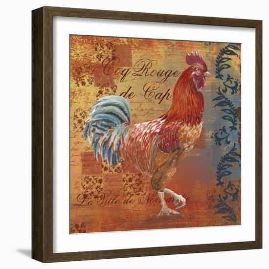 Coq Motifs IV-null-Framed Giclee Print