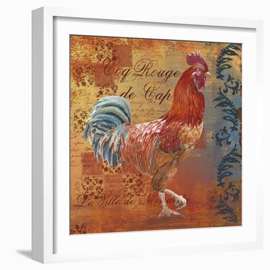 Coq Motifs IV-null-Framed Giclee Print