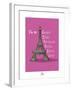 Coq-Ô-Rico - Eiffel-Sylvain Bichicchi-Framed Art Print