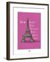 Coq-Ô-Rico - Eiffel-Sylvain Bichicchi-Framed Art Print