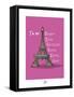 Coq-Ô-Rico - Eiffel-Sylvain Bichicchi-Framed Stretched Canvas