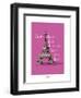 Coq-Ô-Rico - Eiffel-Sylvain Bichicchi-Framed Art Print