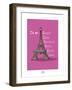 Coq-Ô-Rico - Eiffel-Sylvain Bichicchi-Framed Art Print