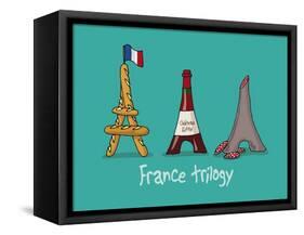 Coq-Ô-Rico -France trilogy-Sylvain Bichicchi-Framed Stretched Canvas