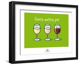 Coq-Ô-Rico - French melting pot-Sylvain Bichicchi-Framed Art Print