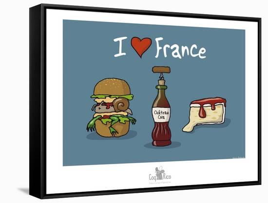 Coq-Ô-Rico - Gastronomie franco-américaine-Sylvain Bichicchi-Framed Stretched Canvas