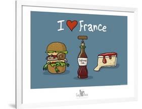 Coq-Ô-Rico - Gastronomie franco-américaine-Sylvain Bichicchi-Framed Art Print