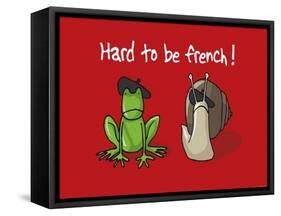 Coq-Ô-Rico - Hard to be french-Sylvain Bichicchi-Framed Stretched Canvas