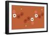 Coquelicot Corail-Anne Cote-Framed Giclee Print