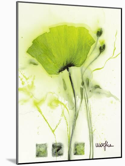 Coquelicot Vert I-Marthe-Mounted Art Print