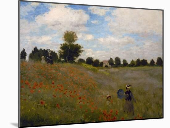 Coquelicots-Claude Monet-Mounted Giclee Print