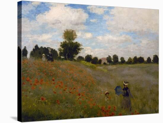 Coquelicots-Claude Monet-Stretched Canvas