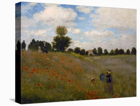 Coquelicots-Claude Monet-Stretched Canvas