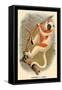 Coquerel's Sifaka-G.r. Waterhouse-Framed Stretched Canvas