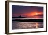 Coquet Island Sunrise-Mark Sunderland-Framed Photographic Print