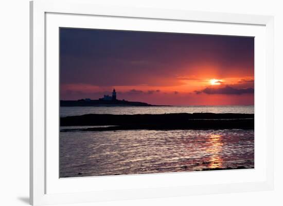 Coquet Island Sunrise-Mark Sunderland-Framed Photographic Print