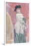 Coquette in Front of a Mirror-Felicien Rops-Framed Giclee Print