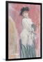 Coquette in Front of a Mirror-Felicien Rops-Framed Giclee Print