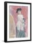 Coquette in Front of a Mirror-Felicien Rops-Framed Giclee Print