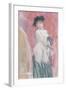 Coquette in Front of a Mirror-Felicien Rops-Framed Giclee Print