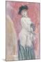 Coquette in Front of a Mirror-Felicien Rops-Mounted Giclee Print