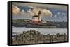 Coquille River Lighthouse, Bandon, Oregon-John Ford-Framed Stretched Canvas