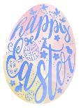Happy Easter Egg Pink-Cora Niele-Giclee Print