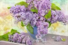 Lilacs in a Vase-Cora Niele-Giclee Print