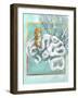 Coral and Seahorse-Lori Schory-Framed Art Print