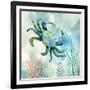 Coral Bay Crab-null-Framed Art Print