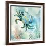 Coral Bay Crab-null-Framed Art Print