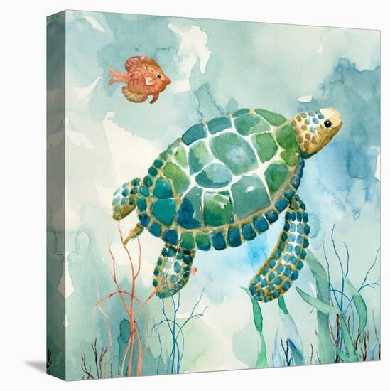 Coral Bay Sea Turtle I-null-Stretched Canvas